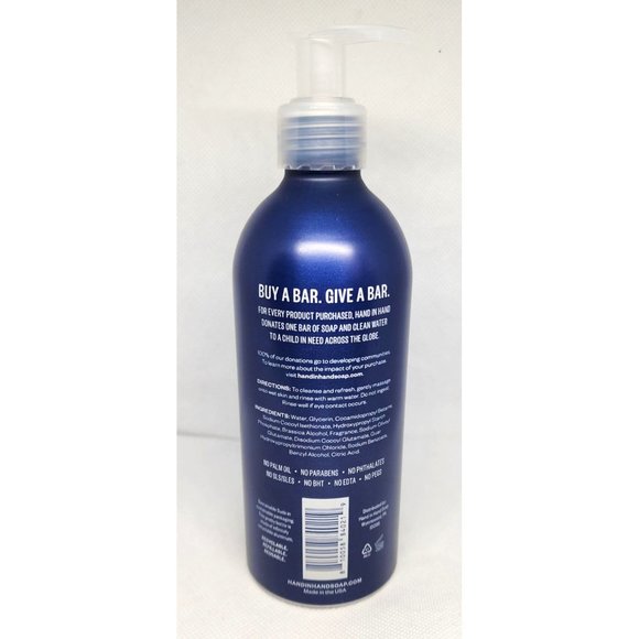 Hand In Hand Sustainable Suds Sea Salt Sweet Mint & Eucalyptus Body Wash - Picture 8 of 11